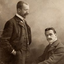 Heinrich und Thomas Mann, Quelle: ETH-Bibliothek Zürich / Fotograf Atelier Elvira TMA_0017