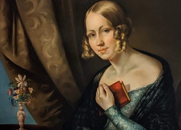 Eliza Wille, Gemälde von Emile Boratinsky - Quelle: Richard Wagner Museum Luzern