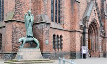 Barlachs Geistkämpfer von der Kieler Kirche St. Nikolai