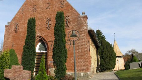Die Kirche von Bargum, Quelle, Wikipedia Goegeo
