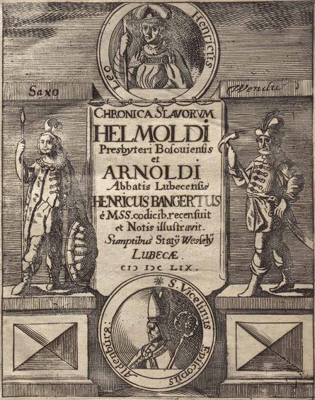  Helmold von Bosau’s Chroica Slavorum von 1209 in einer Auflage von 1659