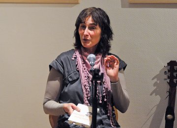 Andrea Paluch, 2012 im Literaturhaus SH, (c) Marco Ehrhardt