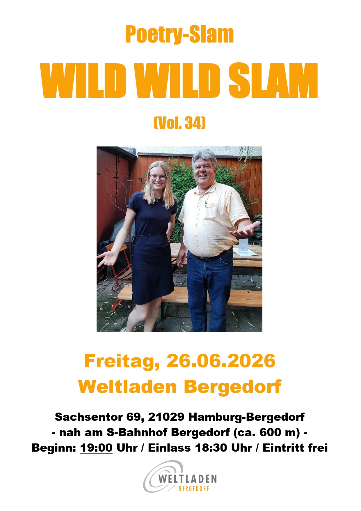 Flyer Wild Wild Slam 26.06.2026