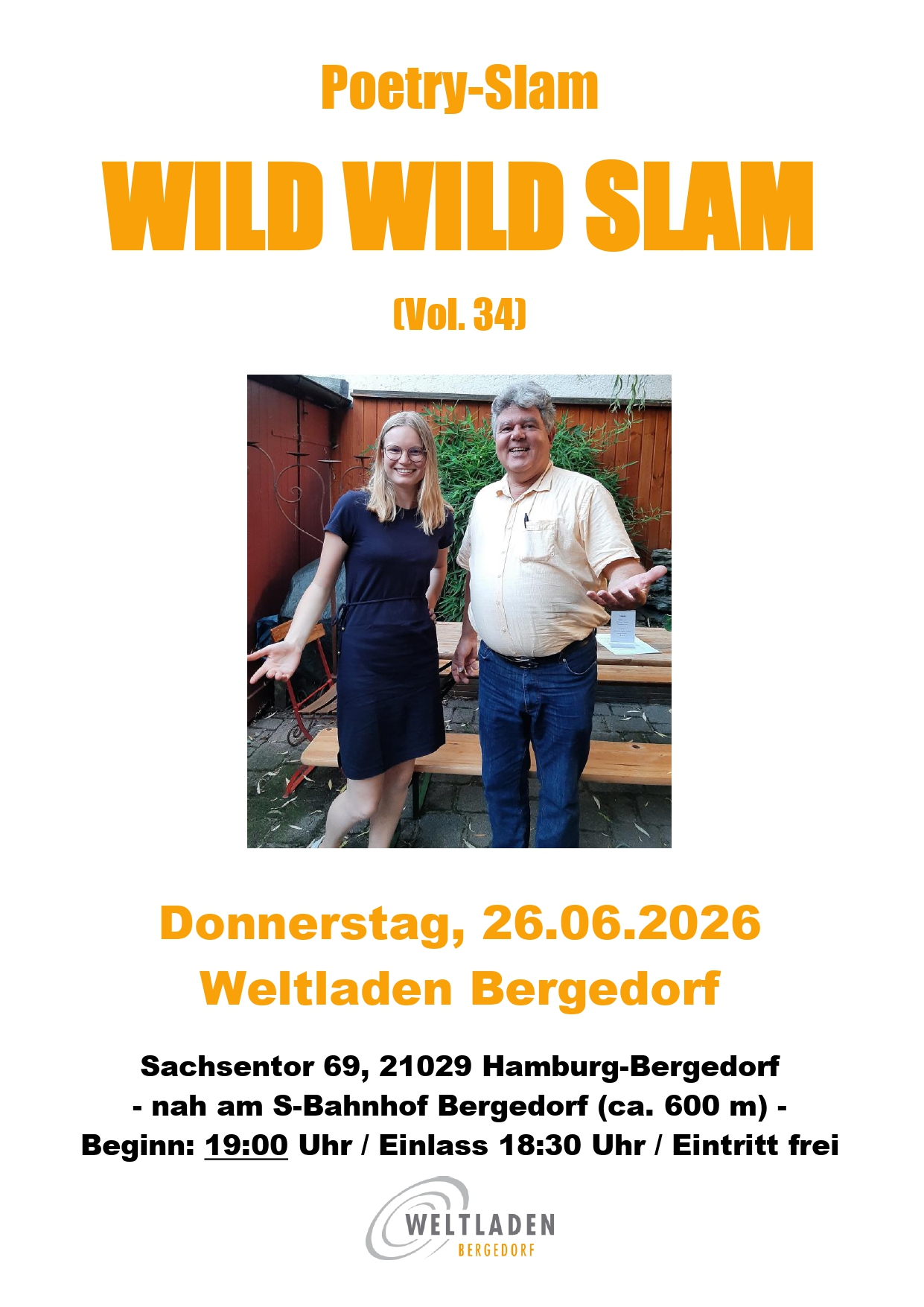 Flyer Wild Wild Slam 26.06.2026